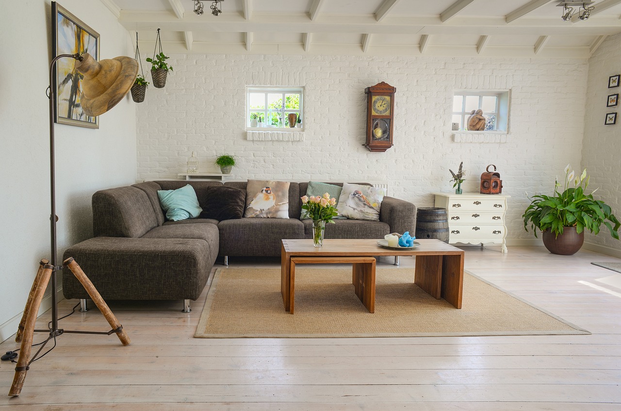 Lichtblauw maritiem thema in zomerinterieur.